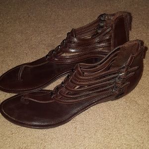 Brown sandals